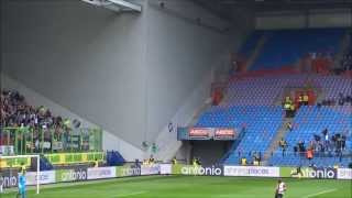 20131006 Vitesse  Feyenoord HD  West tribune [upl. by Ekle570]