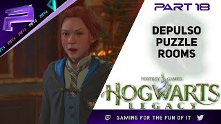 P18Hogwarts Legacy SlytherinDark ArtsEvilHard Depulso Puzzle Rooms [upl. by Noedig253]