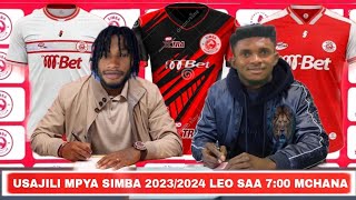 USAJILI MPYA SIMBA 20232024 LEO SAA 700 MCHANA MASHINE 3 KUTAMBULISWA RASMI NDANI YA SIMBA [upl. by Bascio]