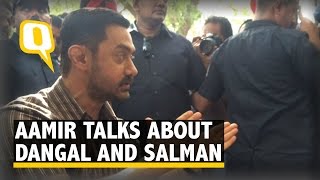 The Quint On the Sets of ‘Dangal’ Aamir Khan Says Sultan Salman Is Fitter [upl. by Tommie122]