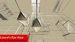 14 Lizards Eye View in Two Point Perspective [upl. by Ruben]