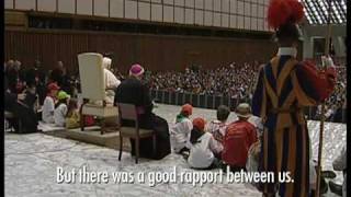 Pope receives 7000 children in the Vatican [upl. by Akenn770]