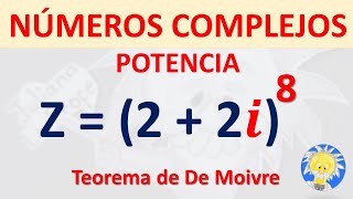 📌 FORMULA DE MOIVRE  Potencias de un número complejo Potencia de Numero complejo Juliana la Profe [upl. by Hayila]