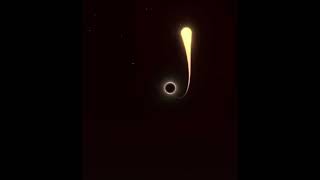 Simulation  Death of a star  Black Hole eating a star [upl. by Atekan]