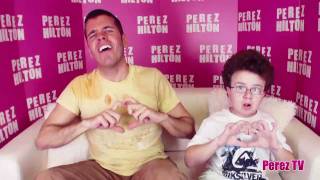 Moves Like JaggerWith Me and Perez Hilton [upl. by Raynah689]