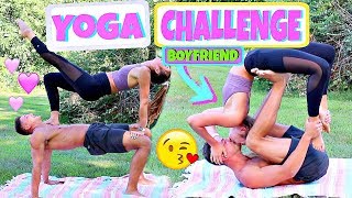 Boyfriend Vs Girlfriend Yoga Challenge [upl. by Adni]