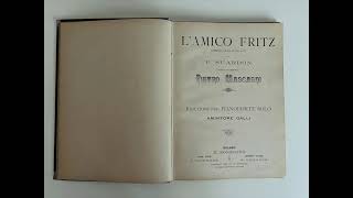 Pietro Mascagni sinfonietta de LAmico Fritz [upl. by Arak]