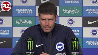 Matt ORiley Transfer  Brighton boss Fabian Hurzeler delivers we will see what happens message [upl. by Sew622]