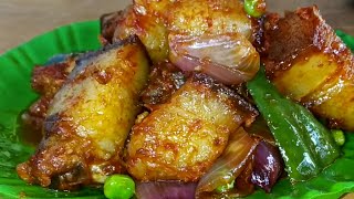 Spicy pork chilli recipe  Easy pork chilli recipe  village style pork chilli recipe cooking [upl. by Poree]