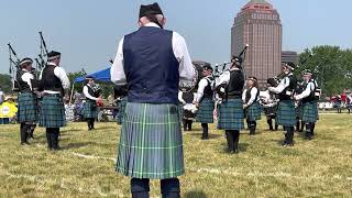 2023 Chicago Highland Games Grade 4 Medley  Wake amp District Pipe Band [upl. by Dnamron]