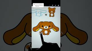 Cinnamoroll  Rilakkuma 🤎 cinnamoroll rilakkuma sanrio cute drawing kawaii satisfying [upl. by Elahcar244]