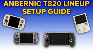 Anbernic RG556 RG Cube RG406V amp RG406H Starter Setup Guide Emulators Roms Tweaks [upl. by Freddy]