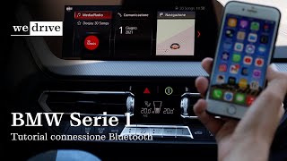 BMW Serie 1 F40  Come collegare lo SMARTPHONE via BLUETOOTH TUTORIAL ENG SUBS [upl. by Maccarone592]