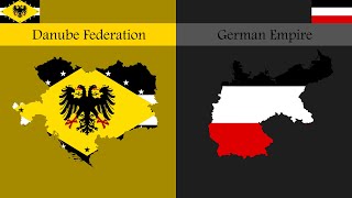 Danubian Federation vs German Empire  Country Comparison PAX EUROPAEA Lore [upl. by Aihsatsan210]