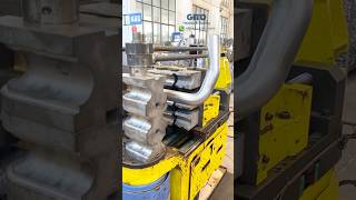 Stainless Steel Exhaust Pipe Bending Operation [upl. by Anidem]