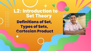 Lec2 Introduction to Set Theory  Definitions  Equal Set Empty Set Power set Cartesian product [upl. by Zurc]