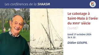 Conférence de Didier Goupil  SHAASM [upl. by Allyson103]