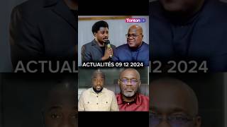 Informations du 09 12 2024 tontondtv kinshasa constantmutamba felixtshisekedi kin [upl. by Ahsirk]