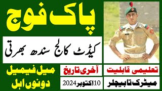 Pakistan Army Cadet College All Sindh Latest Jobs 2024  Pak Army Jobs  Technical Job Info 10 [upl. by Namialus]