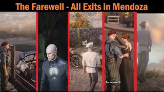 Hitman 3  Find all Exits in The Farewell Mendoza Argentina guide [upl. by Adlesirk]