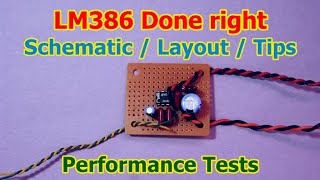 Make the PERFECT LM386 audio amplifier [upl. by Ardaed358]