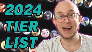 NEW SMASH BROS ULTIMATE TIER LIST 2024 Update [upl. by Eylrac]