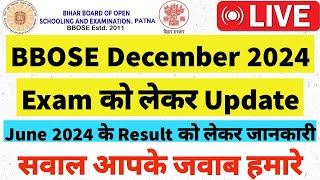 BBOSE Live Ques amp Ans Session  Kush Talk Live  BBOSE June 2024 Result  BBOSE December Exam 2024 [upl. by Dympha]