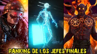 RANKING DE LOS JEFES FINALES DE ZOMBIES quotDEL PEOR AL MEJORquot  CALL OF DUTY ZOMBIES [upl. by Fritzsche]