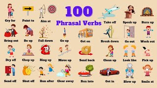 💯 Daily Use English PHRASAL VERBS Vocabulary  Phrasal Verbs with Pictures and Sentence Examples [upl. by Lydie266]