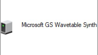 MICROSOFT GS WAVETABLE SYNTH [upl. by Breh]