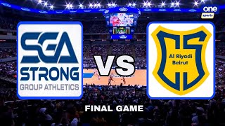 STRONG GROUP VS AL RIYADI FINALS dubai international basketball championship 2024 [upl. by Warrenne]