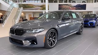 2023 BMW M5 Competition in Alvite Grey [upl. by Eimerej]