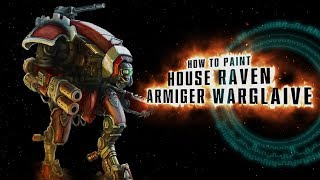 How to paint House Raven Armiger Warglaive [upl. by Auqinahs]