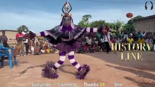 African Dance Style Zaouli Bolon Mask Dance [upl. by Matronna844]