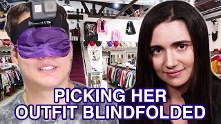 I Picked My Girlfriends Outfit Blindfolded [upl. by Colet]