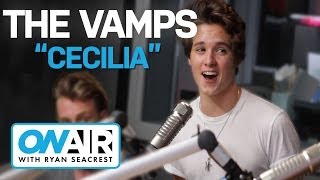 The Vamps  quotCeciliaquot  On Air with Ryan Seacrest [upl. by Ailla]