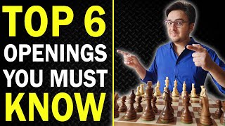 6 Best Chess Openings for Beginners  Top Moves Plans Strategy Gambits Tactics Traps amp Ideas [upl. by Adnylg128]