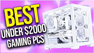 Best Prebuilt Gaming PCs UNDER 2000 in 2024 [upl. by Artined]