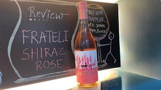 Fratelli Shiraz Rose Wine Review In Hindi  Daru Tathya  Rose Wine Review  Fratelli Wine Review [upl. by Warfold]