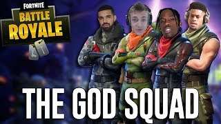 Squads with Ninja Drake Travis Scott and JuJu  Fortnite Battle Royale Gameplay [upl. by Aruol]