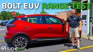 2022 Chevrolet Bolt EUV InsideEVs 70 MPH Range Test [upl. by Lambertson824]