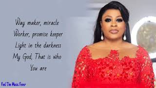 SINACH  Way Maker Lyric Video [upl. by Harvard]