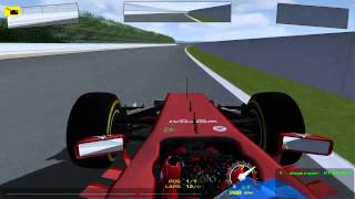 rFactor Sochi F1 Track  Ferrari F14T [upl. by Enayd]