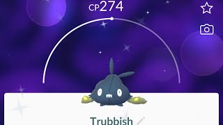 Shiny Trubbish evolution to shiny Garbodor in Pokemon go shorts [upl. by Victoria]