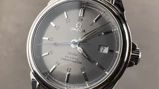 Omega De Ville GMT CoAxial 45334100 Omega Watch Review [upl. by Branen]