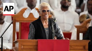 Dionne Warwick politicians and more mourn Cissy Houston at her funeral [upl. by Anika]