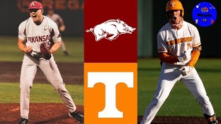 1 Arkansas vs 4 Tennessee Highlights AMAZING GAME  2021 College Baseball Highlights [upl. by Akemyt]