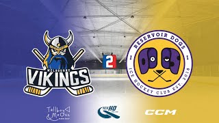 Vikings v Reservoir Dogs  Div 2  21st October  iceHQ Rec League ice hockey [upl. by Linet]