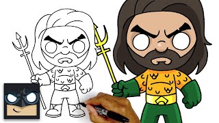 How To Draw NEW AQUAMAN  Fortnite Chapter 2 Season 3 [upl. by Marie967]