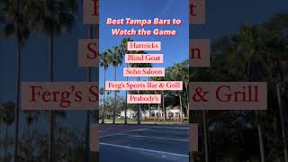 Best Places to Watch the Game in Tampa Bay [upl. by Llertnac]